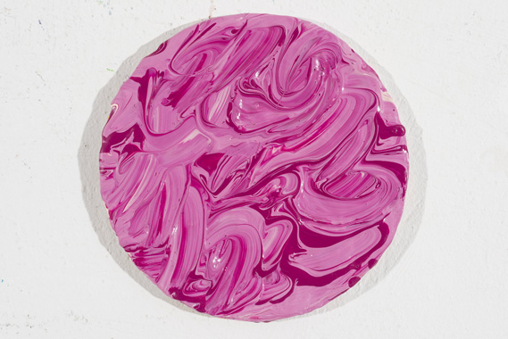 2014, ø 20 cm, Acryl, Lack auf Karton